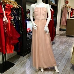 Pink Blush Formal Evening Prom Dress Gown